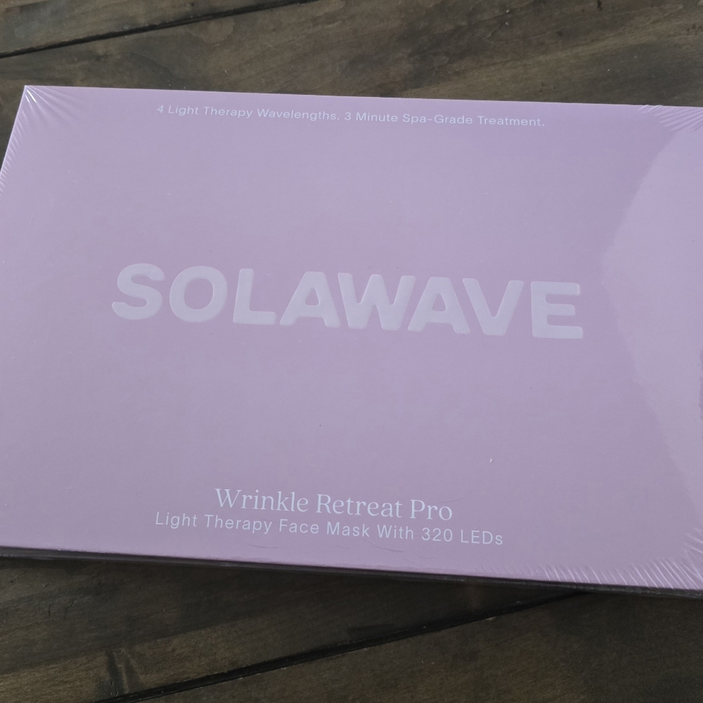 💥SOLAWAVE Wrinkle Retreat Pro LED Face Mask💥New/Sealed💥 - Picture 7 of 9